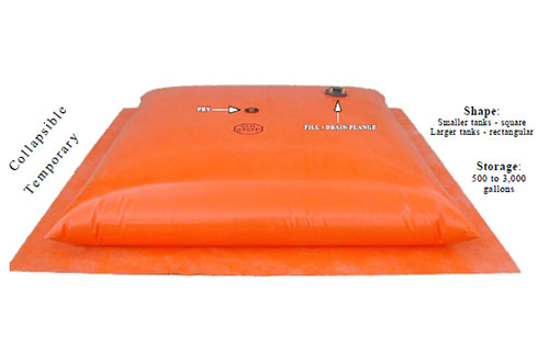 Tanques tipo almohadilla de Oil Stop